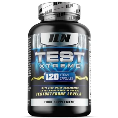 Image of Test Xtreme Testosterone Supplements for Men with Zinc Normal Levels Natural and Safe Magnesium Booster (120 Vegan Capsules)