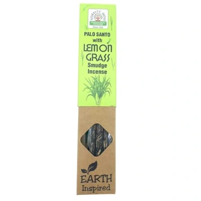 Image of Lemongrass and Palo Santo Smudge Incense Sticks for Earthly Vitality Clarity