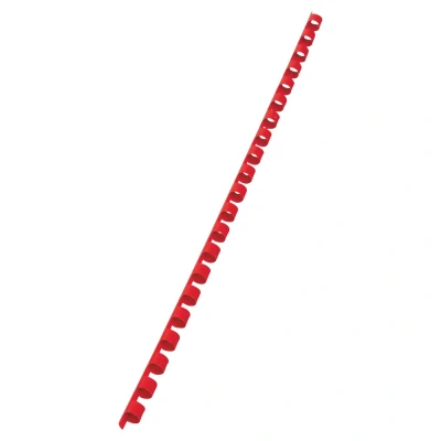 Image of GBC 4028214 CombBind Binding Combs 8mm Red Pack of 100