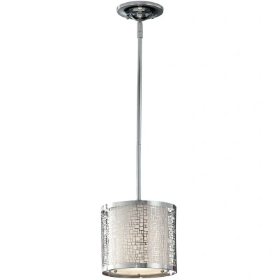 Image of Joplin 1 Light Ceiling Mini Pendant Chrome, E27