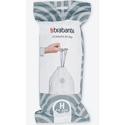 Image of Brabantia Bin Bag Liners White 50L