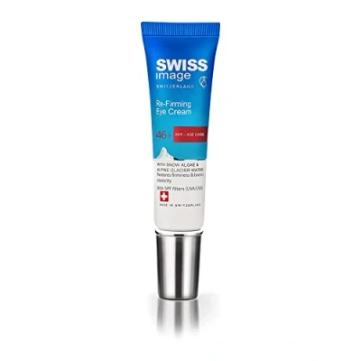 Image of SWISSIMAGE ANTI AGE 46+ Re Firming Under Eye Cream Natural and Effective Ingredients No Parabens Mineral Oil Phthalates 15ml