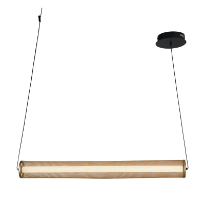 Image of Thread LED Celling Pendant Gold Mesh and Matt Black