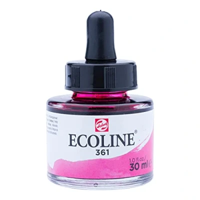 Image of Talens Ecoline Liquid Watercolour 30 ml Pipette Jar Rose (11253501)