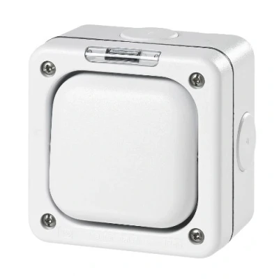 Image of MK Masterseal Plus K56406WHI 10 amp 1 Gang Double Pole Way Switch