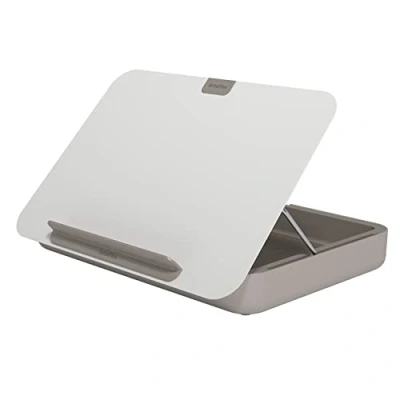 Image of Dataflex Addit Bento Ergonomic Toolbox 900 Hybrid Office Storage Container/Laptop Tablet Stand/Document Holder For Working White