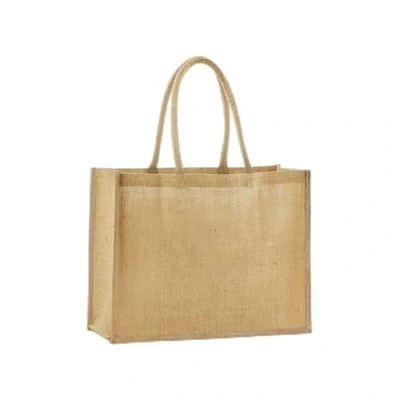 Image of Westford Mill Natural Starched Jute Classic Shopper One Size