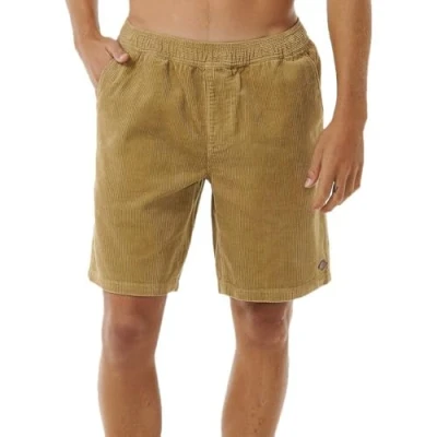 Image of Rip Curl Men&#039;s Classic Surf Cord Volley Short Casual, Tan, XX Large