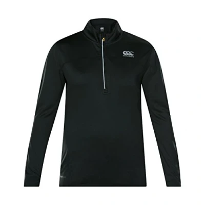 Image of Canterbury Women&#039;s&#039;s Vapodri Quarter Zip Top, Jet Black, Size 6