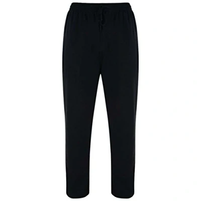 Image of KAM Jeanswear Men&#039;s Casual Jogging Bottoms Black 5XL