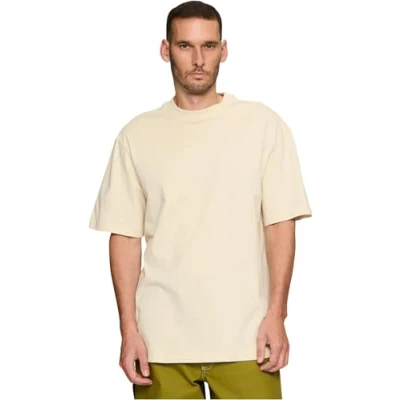 Image of Urban Classics TALL TEE Basic Tshirt, Men&#039;s, Size: 4XL, Sand