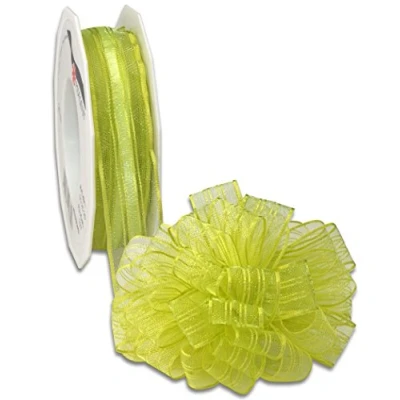Image of Präsent Venedig Pull Bow Ribbon Lime 25 mm width, m length