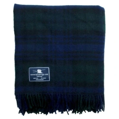 Image of Tweedmill Textiles Black Watch Tartan Premium Wool Travel Rug
