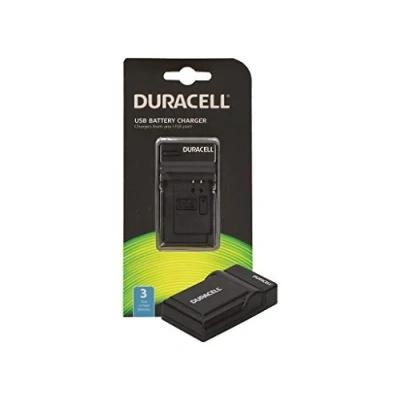 Image of Duracell DRN5920 Charger with USB Cable, Black