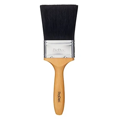 Image of ProDec 3 inch Craftsman Trade Professional Mixed Bristle Paint Brush for a Smooth Finish Painting with Emulsion, Gloss and Satin Paints on Walls, Ceilings, Wood Met
