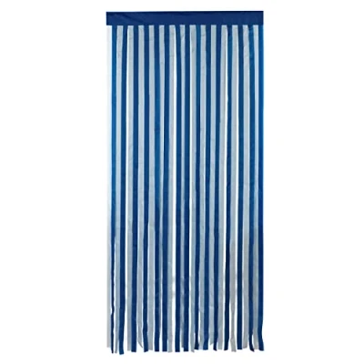 Image of WENKO Door curtain blue white
