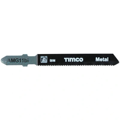 Image of 3x TIMCO Jigsaw Blades Metal Cutting Bimetal T118Af AMG11BI Pack of 5