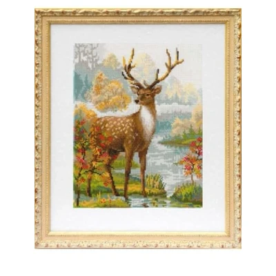 Image of Riolis Cross Stitch Kit 1077 Deer