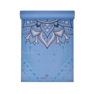 Image of Yoga Studio Designed Sticky Mat Oeko Tex Tear Proof Non Slip Workout Exercise Gym Fitness Mandala &amp; Pilates 183cm x 61cm 6mm (Lotus Star Mineral)
