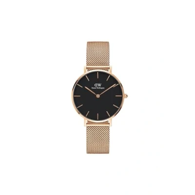 Image of Daniel Wellington Ladies Rose Gold Petite Melrose Watch DW00100161