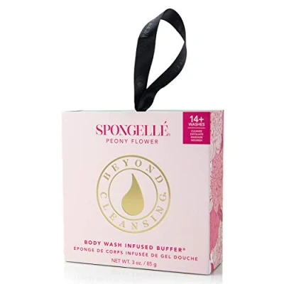 Image of Spongellé Private Reserve Shower Body Wash Buffer Collection, Peony Flower