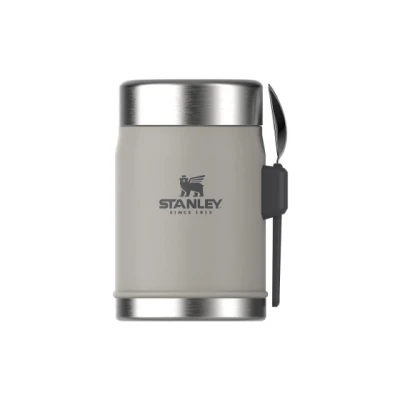 Image of Thermos food jar with a spork Stanley Classic Legendary Ash, 0.4 l