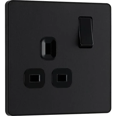 Image of BG Electrical Evolve Switched Socket, 1G Single