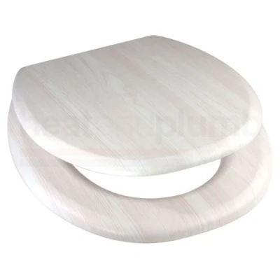 Image of EuroShowers White Ash Toilet Seat 82994
