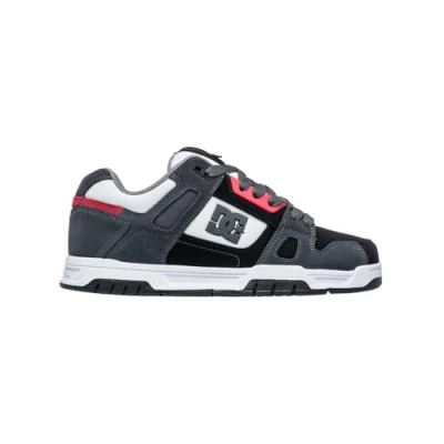 Image of DC Shoes STAG Trainers, Women&#039;s, Size: 10, Xksw black grey white Suede