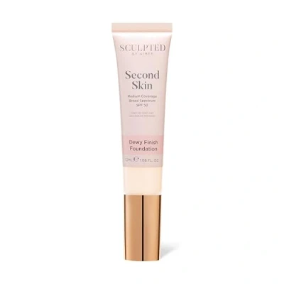 Image of Second Skin Dewy Liquid Mineral Foundation from Sculpted by Aimee (Blanc 0.5) 32ml Cruelty Free, Vegan Face for Medium Coverage with SPF 50
