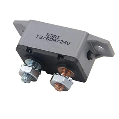 Image of RKURCK 12 24V 50 Amp ATV Manual Resettable Circuit Breaker Fuse holder 50A