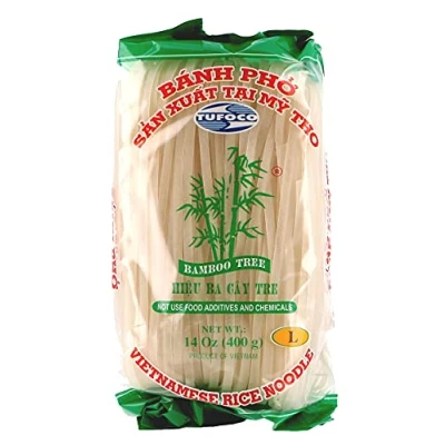 Image of Bamboo Tree Vietnamese Rice Noodles, Size Large 5mm, (1 x 400g)