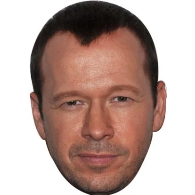 Image of FoxyPrinting Donnie Wahlberg Celebrity Cardboard Party Face Mask Fancy Dress