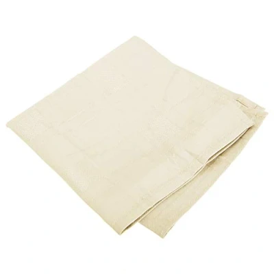 Image of Emma Barclay Chequers Jacquard Napkins in Cream 17x17 (43x43cm)
