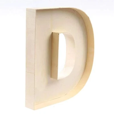 Image of fillable Wooden Letter D Wood A Z Letter,
