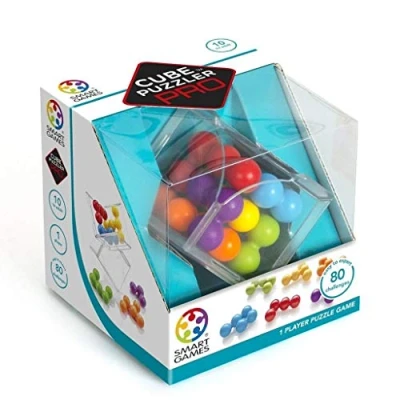 Image of Smart Games Cube Puzzler Pro, Puzzle Game with 80 Challenges, 10+ Years