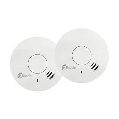Image of Kidde 233045 10Y29 RB Smoke Alarms 2 Pack 10 Year Battery Life