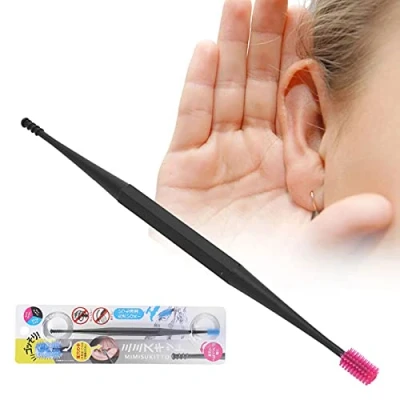 Image of Earwax Removal Tools,Silicone Ear Cleaner, Massage Wax Remover, Remover Picker Kit for Olders Adult Kids Humans(Pink Cardboard Packaging)