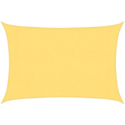 Image of vidaXL Sunshade Sail 160 g/m² Beige 3x4.5 m HDPE