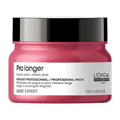 Image of L’Oréal Professionnel Mask, with FILLER A100 And Amino Acid for Long Hair Thin Ends, Serie Expert Pro Longer, 250 ml
