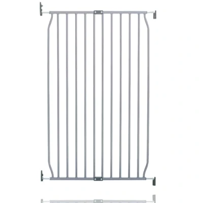 Image of Safetots Extra Tall Eco Screw Fit Baby Gate, Grey, 70cm 80cm, Gate 100cm in Height, Stair for Baby, Fitted Safety Easy Installation