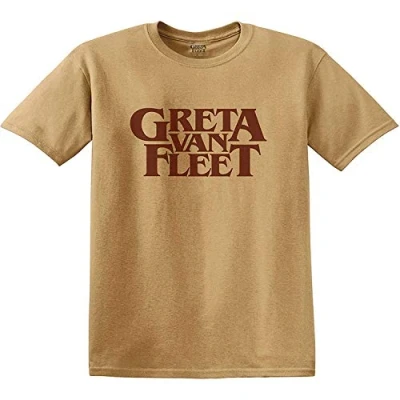 Image of Greta Van Fleet Unisex T Shirt Logo Gold