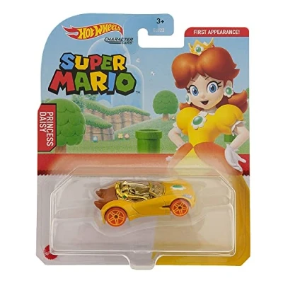 Image of Hot Wheels Super Mario GRM38 1:64 Metal Car/Vehicle Princess Daisy