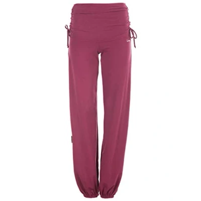 Image of WINSHAPE Women&#039;s Fitness Leisure Sports Yoga Pilates Trousers, Womens, WH1 BERRY LOVE M, Berry/Love, M
