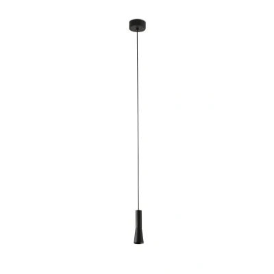 Image of Nina Integrated LED Pendant Ceiling Light Black 2700K