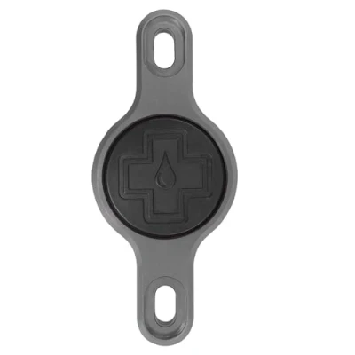 Image of Muc Off Secure Bicycle AirTag Holder, Grey Air Tag Holder for Bike with Security Screws Anti Theft Protection Mount Compatible Apple