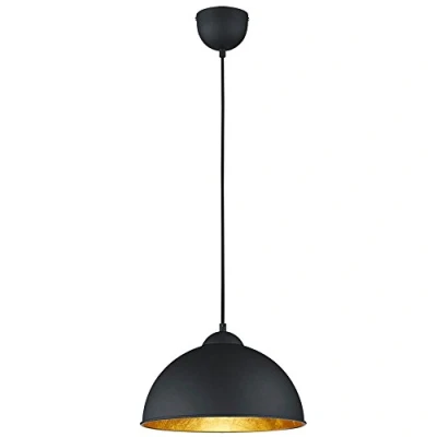 Image of Jimmy Modern Dome Pendant Ceiling Light Black UK Stock
