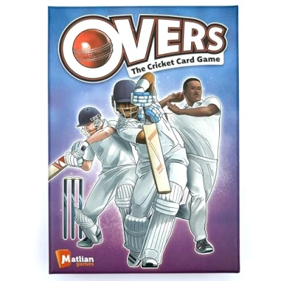 Image of Matlian Games Overs The Cricket Card Game 2+ Players Kids 8+, Teens, Adults Perfect Gift or Stocking Filler