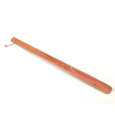 Image of Cathcart Elliot Extra long Handle Cedar Wood Shoe Horn 60cm 2 foot