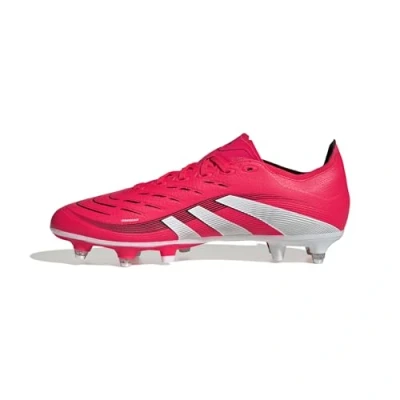 Image of adidas Performance Predator League SOFT Ground Screwin stud football boots, Men&#039;s, Size: 12, Lucid red/footwear white/core black Synthetics/textile